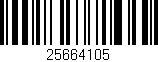 Código de barras (EAN, GTIN, SKU, ISBN): '25664105'