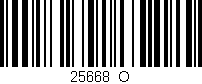 Código de barras (EAN, GTIN, SKU, ISBN): '25668_O'