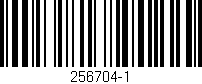 Código de barras (EAN, GTIN, SKU, ISBN): '256704-1'