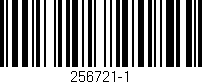 Código de barras (EAN, GTIN, SKU, ISBN): '256721-1'