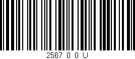 Código de barras (EAN, GTIN, SKU, ISBN): '2567_0_0_U'