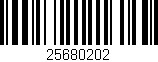 Código de barras (EAN, GTIN, SKU, ISBN): '25680202'