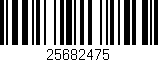 Código de barras (EAN, GTIN, SKU, ISBN): '25682475'