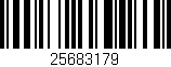 Código de barras (EAN, GTIN, SKU, ISBN): '25683179'