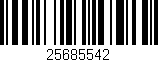Código de barras (EAN, GTIN, SKU, ISBN): '25685542'