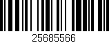 Código de barras (EAN, GTIN, SKU, ISBN): '25685566'