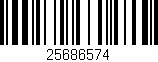 Código de barras (EAN, GTIN, SKU, ISBN): '25686574'