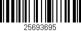 Código de barras (EAN, GTIN, SKU, ISBN): '25693695'