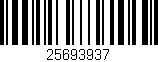 Código de barras (EAN, GTIN, SKU, ISBN): '25693937'