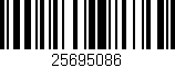 Código de barras (EAN, GTIN, SKU, ISBN): '25695086'
