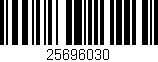 Código de barras (EAN, GTIN, SKU, ISBN): '25696030'