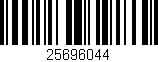 Código de barras (EAN, GTIN, SKU, ISBN): '25696044'