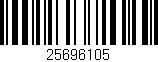 Código de barras (EAN, GTIN, SKU, ISBN): '25696105'