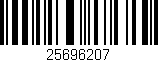 Código de barras (EAN, GTIN, SKU, ISBN): '25696207'