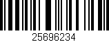 Código de barras (EAN, GTIN, SKU, ISBN): '25696234'