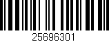 Código de barras (EAN, GTIN, SKU, ISBN): '25696301'