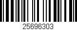Código de barras (EAN, GTIN, SKU, ISBN): '25696303'