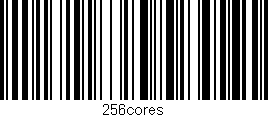 Código de barras (EAN, GTIN, SKU, ISBN): '256cores'