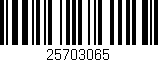 Código de barras (EAN, GTIN, SKU, ISBN): '25703065'