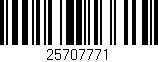 Código de barras (EAN, GTIN, SKU, ISBN): '25707771'