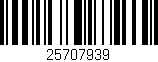 Código de barras (EAN, GTIN, SKU, ISBN): '25707939'