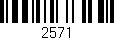 Código de barras (EAN, GTIN, SKU, ISBN): '2571'