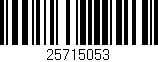 Código de barras (EAN, GTIN, SKU, ISBN): '25715053'