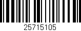Código de barras (EAN, GTIN, SKU, ISBN): '25715105'