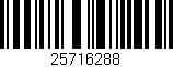 Código de barras (EAN, GTIN, SKU, ISBN): '25716288'