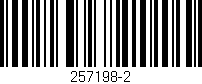 Código de barras (EAN, GTIN, SKU, ISBN): '257198-2'