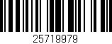 Código de barras (EAN, GTIN, SKU, ISBN): '25719979'