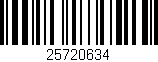 Código de barras (EAN, GTIN, SKU, ISBN): '25720634'