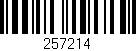 Código de barras (EAN, GTIN, SKU, ISBN): '257214'