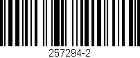 Código de barras (EAN, GTIN, SKU, ISBN): '257294-2'