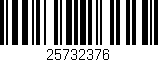 Código de barras (EAN, GTIN, SKU, ISBN): '25732376'