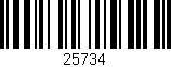 Código de barras (EAN, GTIN, SKU, ISBN): '25734'