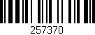 Código de barras (EAN, GTIN, SKU, ISBN): '257370'