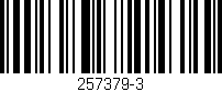 Código de barras (EAN, GTIN, SKU, ISBN): '257379-3'