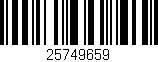 Código de barras (EAN, GTIN, SKU, ISBN): '25749659'
