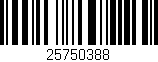 Código de barras (EAN, GTIN, SKU, ISBN): '25750388'