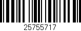 Código de barras (EAN, GTIN, SKU, ISBN): '25755717'