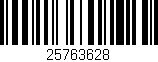 Código de barras (EAN, GTIN, SKU, ISBN): '25763628'