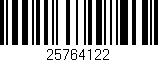 Código de barras (EAN, GTIN, SKU, ISBN): '25764122'