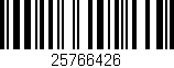 Código de barras (EAN, GTIN, SKU, ISBN): '25766426'