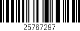 Código de barras (EAN, GTIN, SKU, ISBN): '25767297'