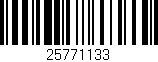 Código de barras (EAN, GTIN, SKU, ISBN): '25771133'