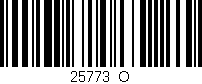 Código de barras (EAN, GTIN, SKU, ISBN): '25773_O'