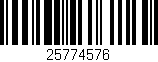 Código de barras (EAN, GTIN, SKU, ISBN): '25774576'