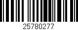 Código de barras (EAN, GTIN, SKU, ISBN): '25780277'