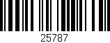 Código de barras (EAN, GTIN, SKU, ISBN): '25787'